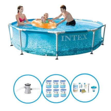 Intex Piscine Metal Frame 305x76 cm - Ensemble de piscine