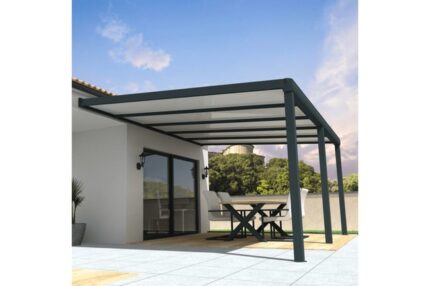 Pergola isotoit® CLASSIC Gris anthracite 6,19x2,50m