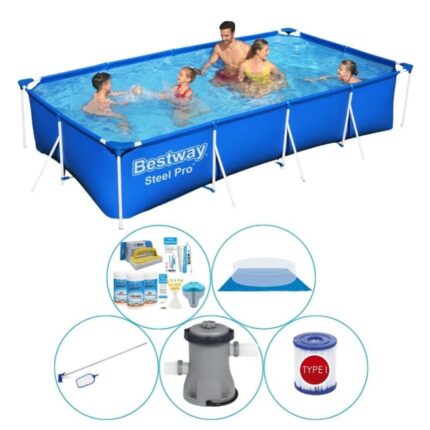 Piscine plus des accessoires - Bestway Steel Pro 400x211x81 cm