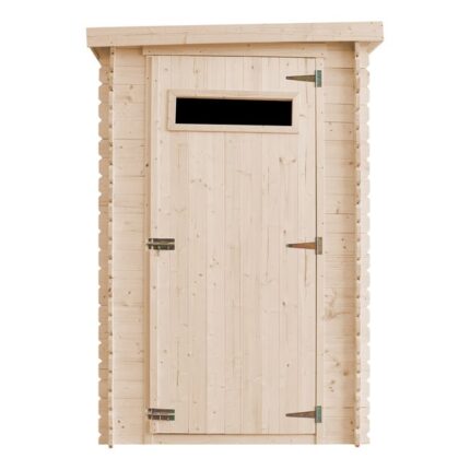 Abri de jardin en bois AVEC SOL TRAITÉ TIMBELA M306A+M306G - Stockage extérieur l239xL144xH198 cm/2.63 m2 - Petit abri à outils