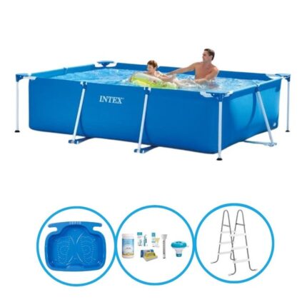 Intex Piscine Rectangular Frame 260x160x65 cm - Plus des accessoires
