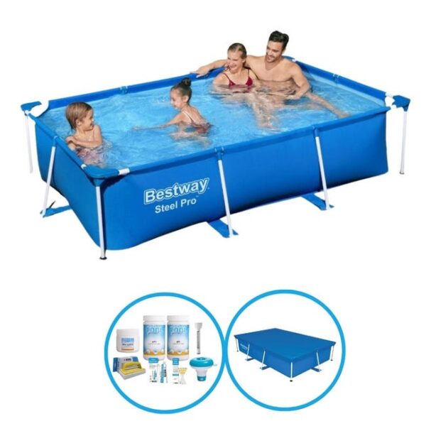 Bestway Piscine Steel Pro 259x170x61 cm - Forfait Piscine