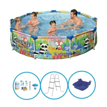 Bestway Piscine Steel Pro - Avec accessoires - 274x66 cm