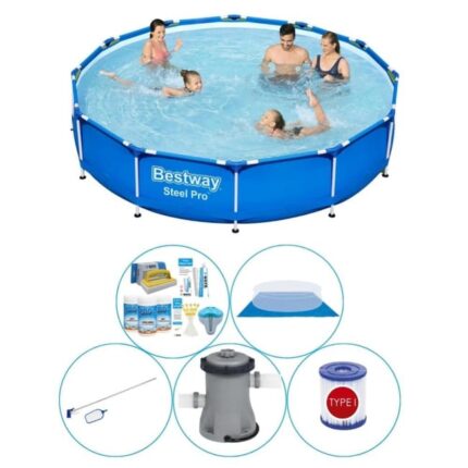 Piscine plus des accessoires - Bestway Steel Pro 366x76 cm