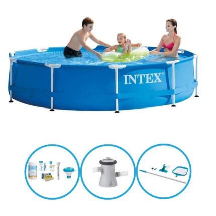 Intex Piscine Metal Frame - Bundles de piscine - 305x76 cm