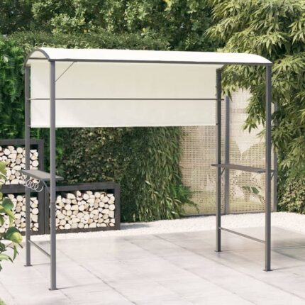 The Living Store - Belvédère avec toit 220x110x200 cm Crème