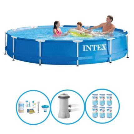 Intex Piscine Metal Frame - Ensemble de piscine - 366x76 cm