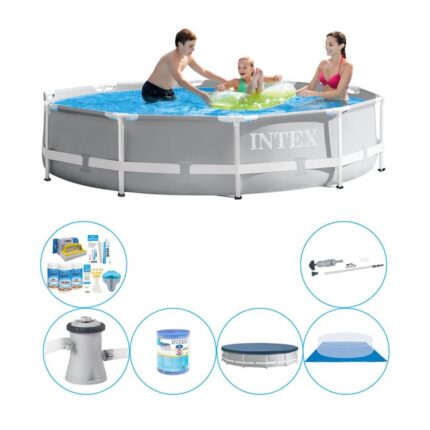 Piscine avec des accessoires - Intex Prism Frame Ronde 305x76 cm
