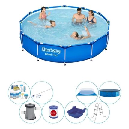 Piscine Super Deal - Bestway Steel Pro Rectangulaire 366x76 cm