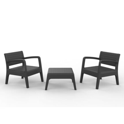 WellHome Jardin conjutno tire un tte, Graphite