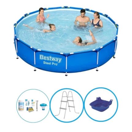 Bestway Piscine Steel Pro 366x76 cm - Bundle de piscine