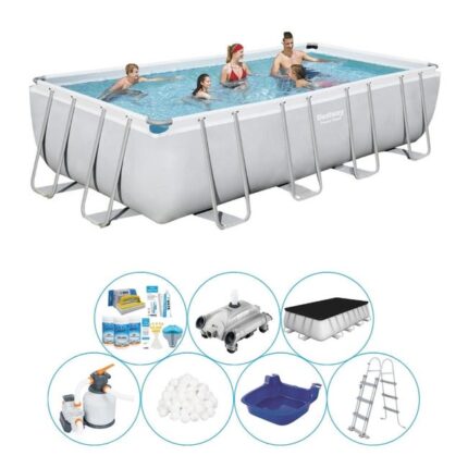 Piscine avec des accessoires - Bestway Power Steel 549x274x122 cm