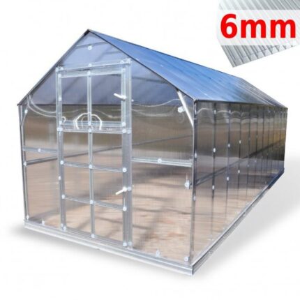Serre Hause Plus 2,35x2,12m a avec couverture en polycarbonate alvéolaire 6mm