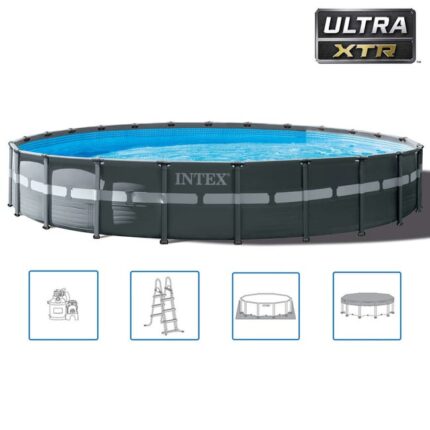 Ensemble de piscine ronde Ultra XTR Frame 732 x 132 cm 26340GN INTEX