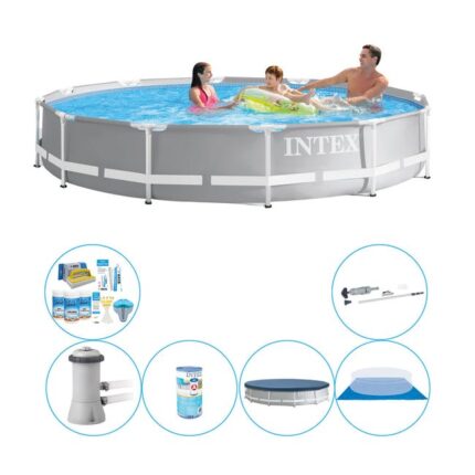 Intex Prism Frame Piscine - 366 x 76 cm - Set d'avantage