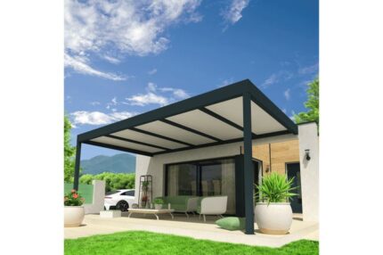 Pergola isotoit® MODERN Gris anthracite 6,26x3,50m