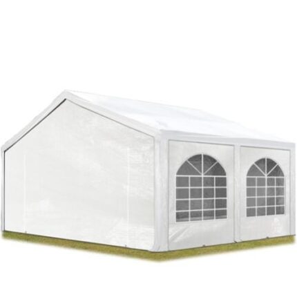5x5 m tente de réception Barnum, PE 450, H. 2 m, blanc