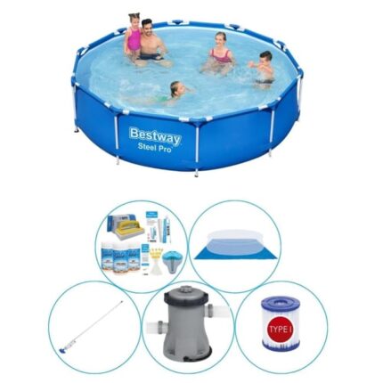 Bestway Steel Pro 305x76 cm - Offre combinée de piscine