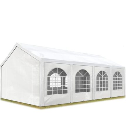 3x9 m tente de réception Barnum, PE 450, H. 2 m, blanc