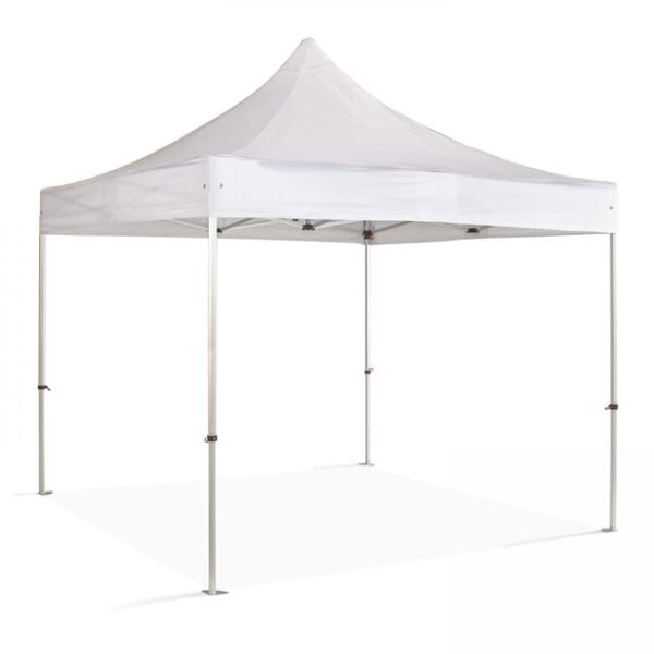 Tente pliante en Aluminium 3x3m blanche
