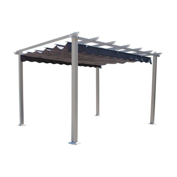 Decorspace Gazebo 'Astoria' pergola de jardin et véranda moderne avec structure en aluminium