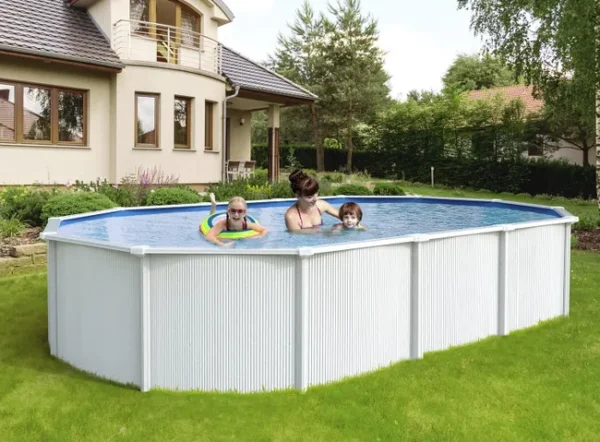 Piscine hors sol en acier WHITE POOL 610x360x130 cm