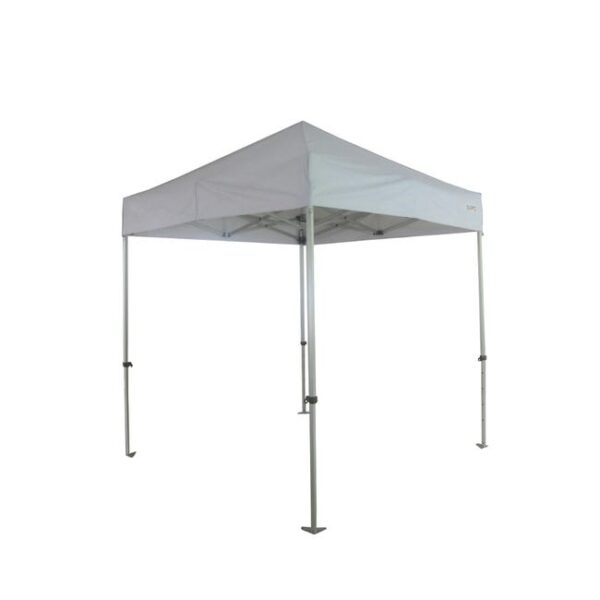 FRANCE BARNUMS -Tente Pliante 2,4 x 2,4m | Tonnelle 4,8m² | Abri, Jardin, Terrasse| Aluminium 45mm | Blanc