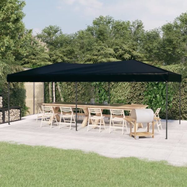 Maison Exclusive - Tente de réception pliable Noir 3x6 m