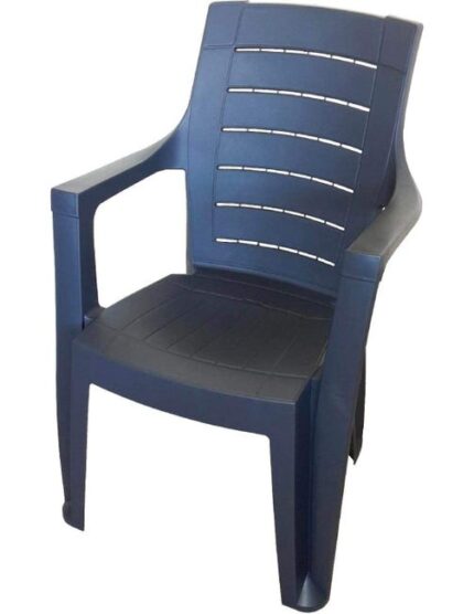 POLTRONA RESINA CLEOPATRA C/BRACCIOLI ANTRACITE