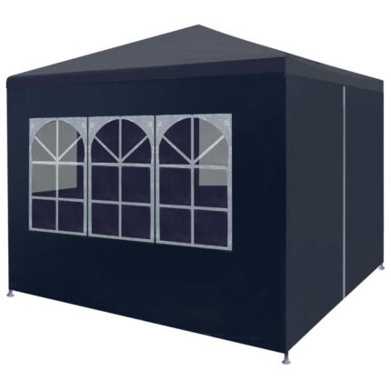 The Living Store - Tente de réception 3 x 3 m Bleu