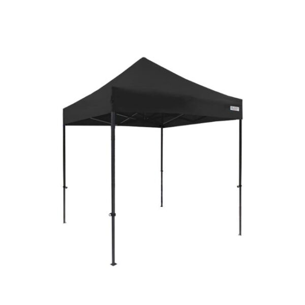 FRANCE BARNUMS | Chapiteau Tonnelle Tente pliante en Acier 30mm | 2x2m Sans murs - Noir