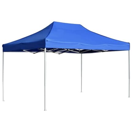 Maison Exclusive - Tente de réception pliable Aluminium 4,5x3 m Bleu