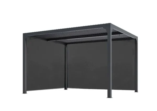 Pergola autoportante Per 36r30r bi, aluminium gris anthracite, 10.8 m²