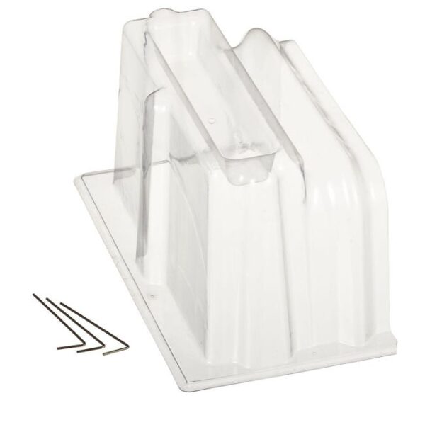 Mini-tunnel embout de fermeture pour tunnel de forçage, l.40 x P.21.5 x H.22 cm
