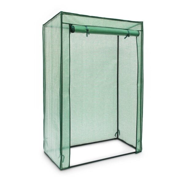 Relaxdays Serre de jardin à tomates TOMMY Tente pour plantes Protection des légumes Toit 150 x 100 x 50 cm, PE