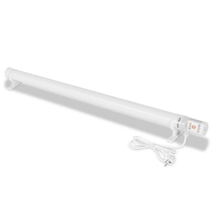 Chauffage de serre 180W Chauffage électrique à tige blanche pour serres Installation flexible