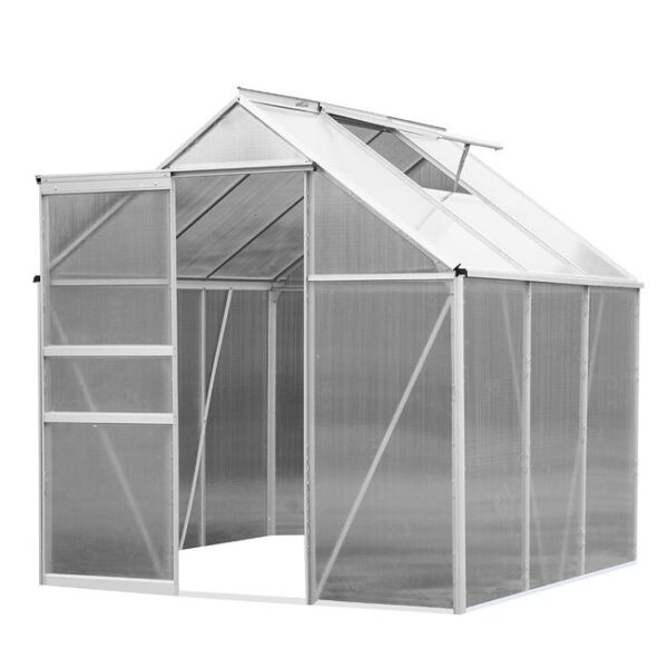 Serre fixe en Aluminium - Parois polycarbonate - 3,6 M²