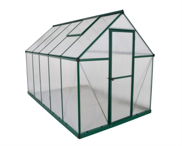 Serre fixe en polycarbonate double parois Mythos, 5.7 m² CANOPIA BY PALRAM
