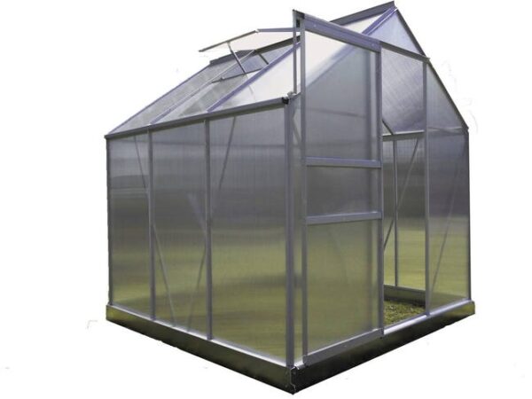 Serre jardin polycarbonate "Diamant 66" + Base - 3,61m²