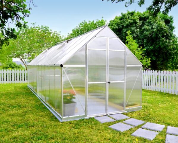Canopia Serre de jardin Essence Argent 607 X 244
