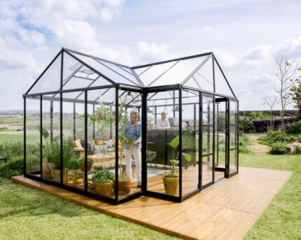 Canopia Serre de jardin Triomphe 11.5m² Noir 380 X 454