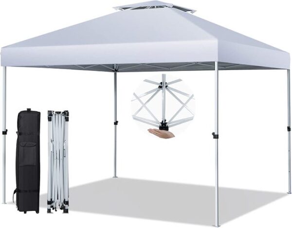 Scrivania Angolare per Computer in Legno, Scrivania Porta PC con 2 Cassetti e Ripiani， 70,5 x 70,5 x 75 cm (Oro)