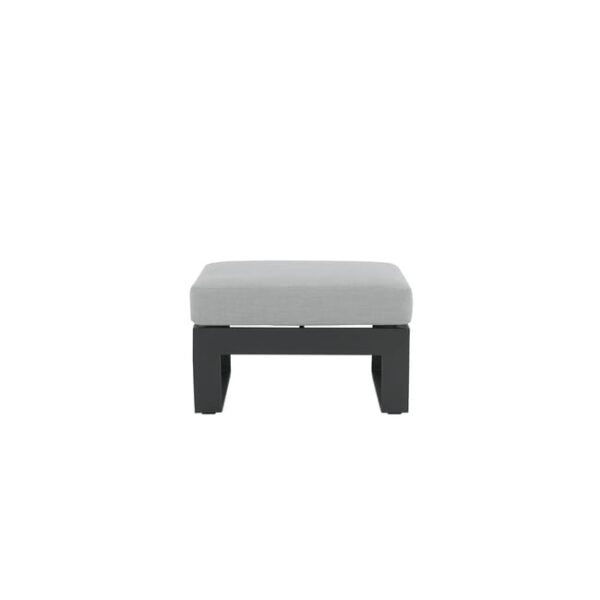 Fauteuil Ottoman Las Vegas NATERIAL 75x50 anthracite