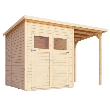 Abri de jardin bois BERTILO Amrum a+ Ep.14 mm, 5.81 m²