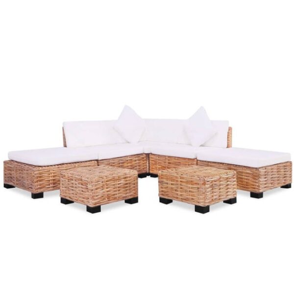Maison Exclusive - Ensemble de canapés 18 pcs Rotin l