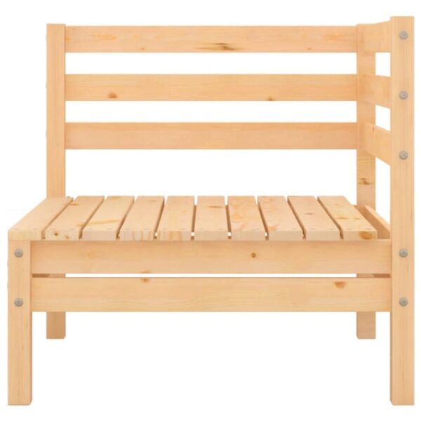 Canapé d'angle de jardin，Canapé d'extérieur，Sofa de jardin Bois de pin massif CFW598580