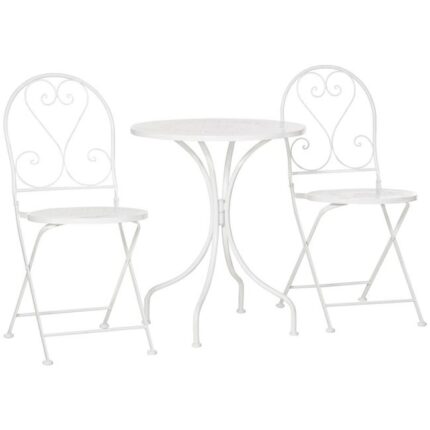 Ensemble de jardin 2 places EMMA blanc