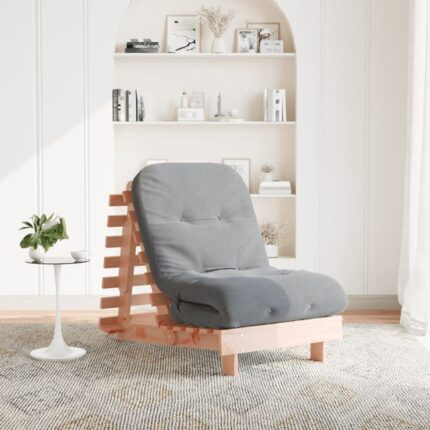 Canapé-lit futon avec matelas 70x206x11 cm bois massif douglas vidaXL