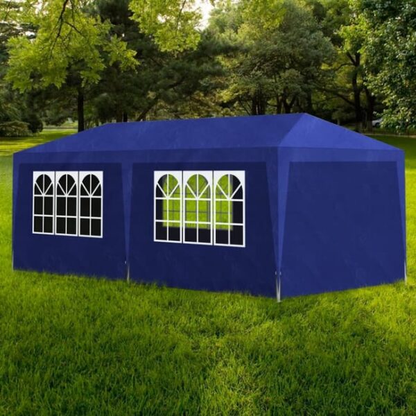 Maison Exclusive - Tente de réception 3 x 6 m Bleu