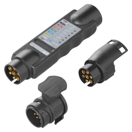 Fiche testeur 7-broches 12 V + 2 adaptateurs 343524. ProPlus